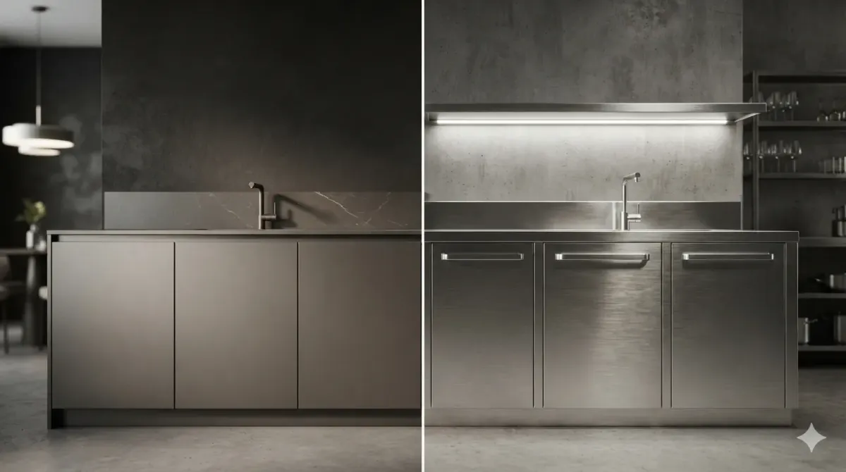 Aluminum vs. Stainless Steel Kitchen Cabinets: An Engineering & Cost Comparison