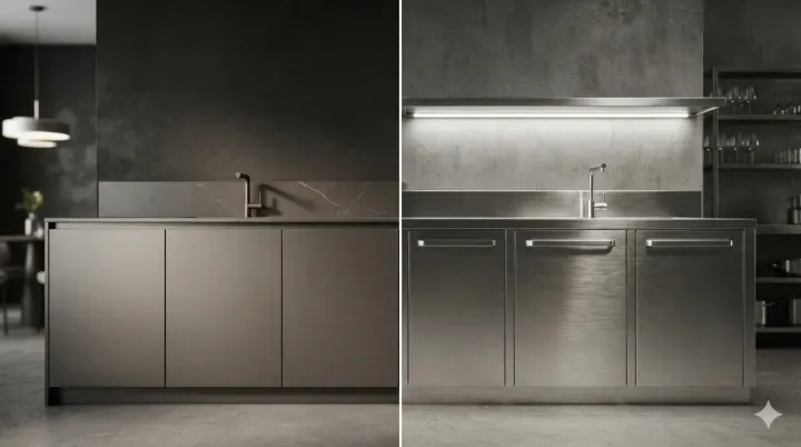 Aluminum vs. Stainless Steel Kitchen Cabinets: An Engineering & Cost Comparison