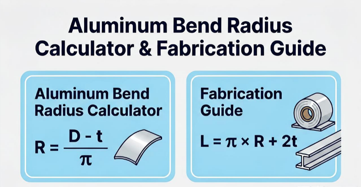 Aluminum Bend Radius Calculator & Fabrication Guide
