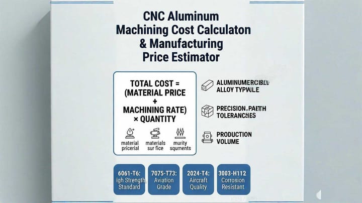 CNC Aluminum Machining Cost Calculator & Manufacturing Price Estimator